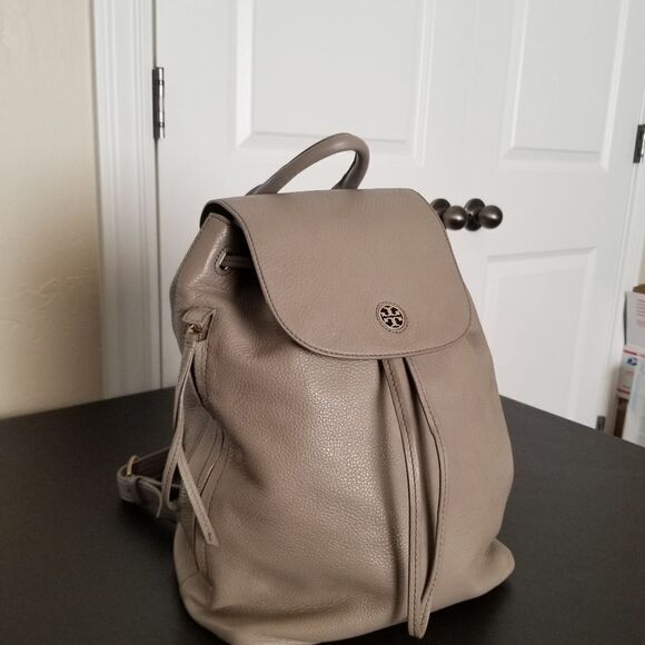 Tory Burch Leather Backpack - Picture 2 of 12